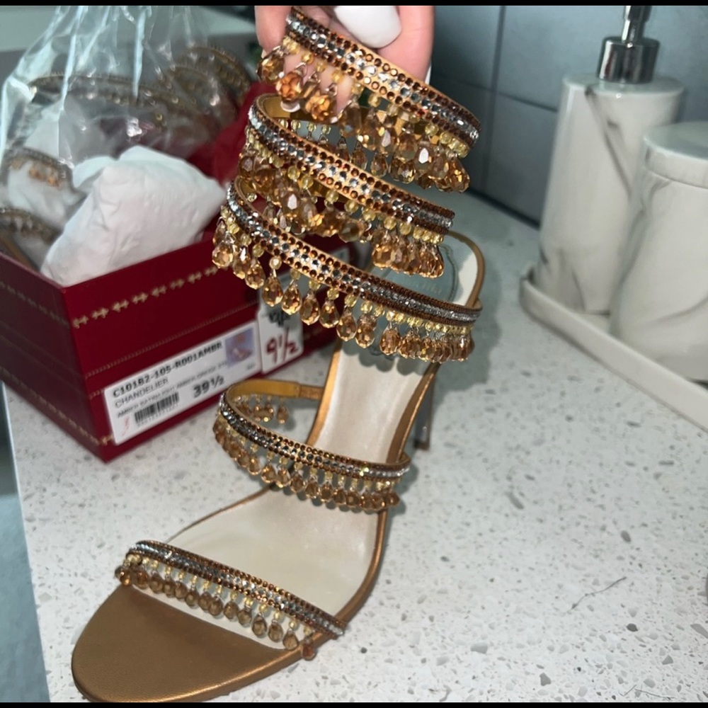 Rene Caovilla Chandelier Heels 39 1/2